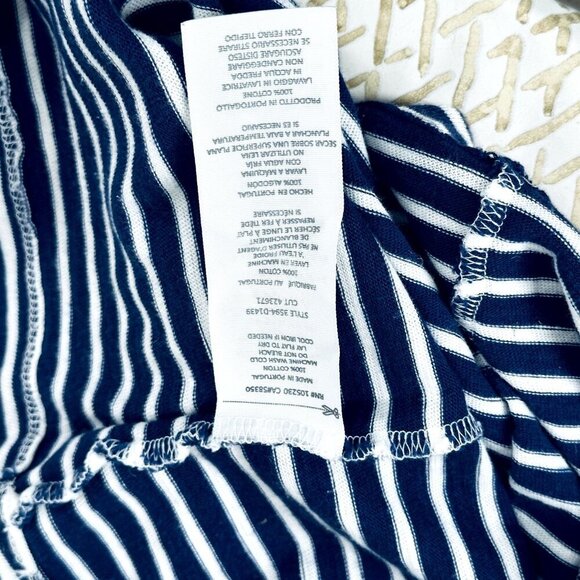 Joie Women Dress XXS Extra Extra Small Short Sleeve Striped Lightweight Blue - Picture 7 of 7